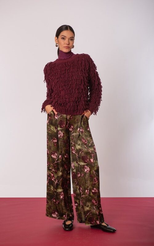 SISTE'S Maglia girocollo con frange