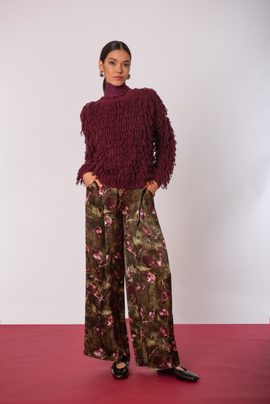 SISTE'S Maglia girocollo con frange