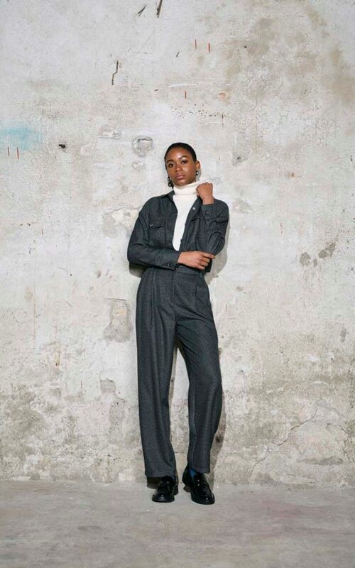 BA9EDBD5EA9A2726D7FE9D3BEAA6DBDB_ H2O Pantalone vita alta con pences