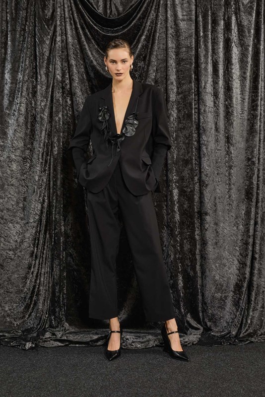 SOUVENIR Pantalone con pences doppio bottone