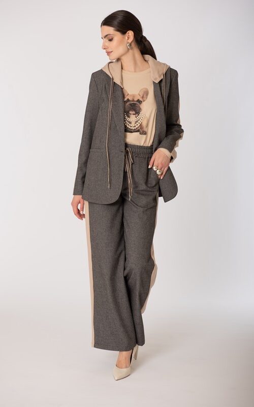 SISTE'S Pantalone bicolore con coulisse