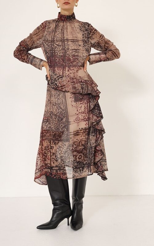 364118701291BA631AD0061B6E84F45D_ PHILIA LOFT Abito con rouches