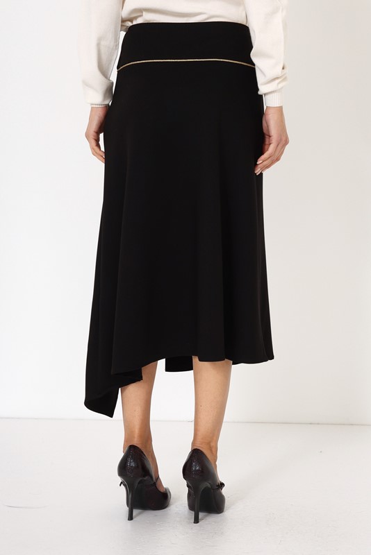 AA1331A5288D69774AC89D1A75D752F2_ PHILIA LOFT Gonna a portafoglio con ricamo