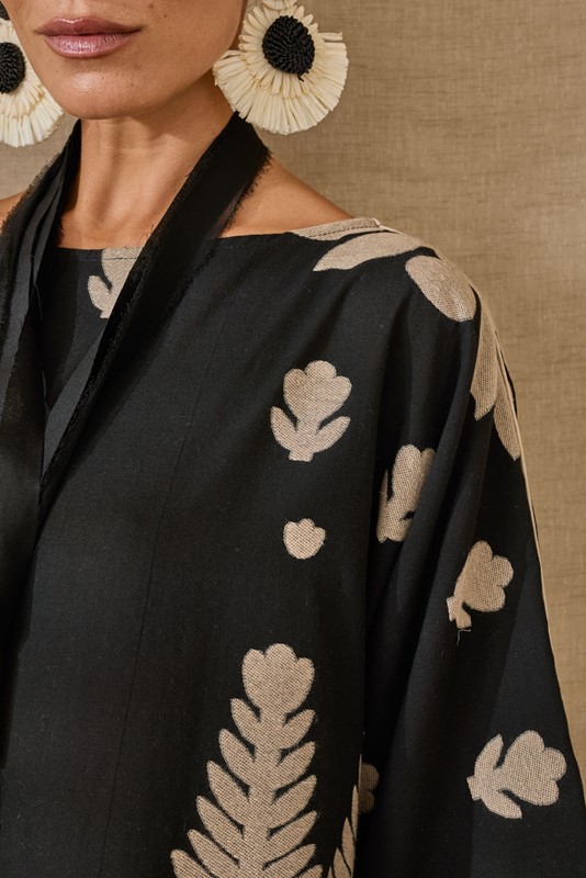 SOUVENIR Abito in fantasia m/m con doppio spacco