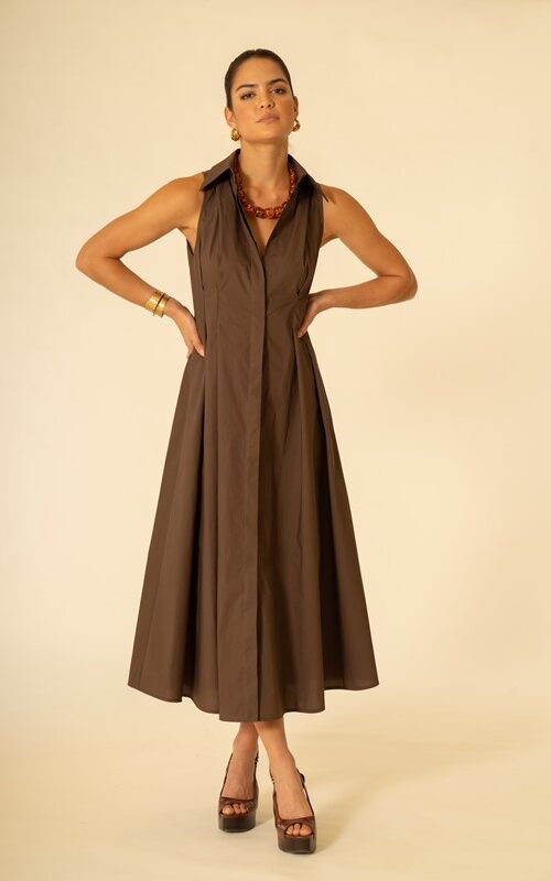 SISTE'S Abito chemisier scollo americana