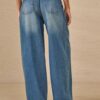 92B32D9DBCAA6262EDFA88760E144951_ SOUVENIR Jeans ampio con cintura