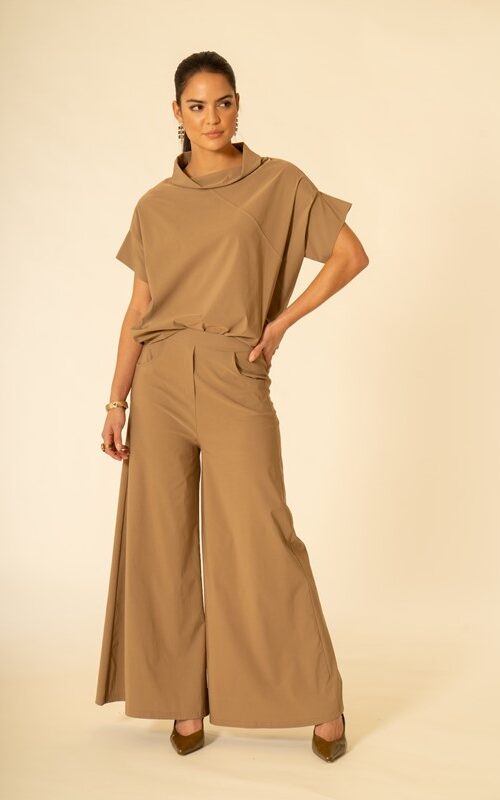 BE3F7FA698042A6B9A2ACEEA0F52EDD5_ SISTE'S Pantalone ampio con elastico dietro