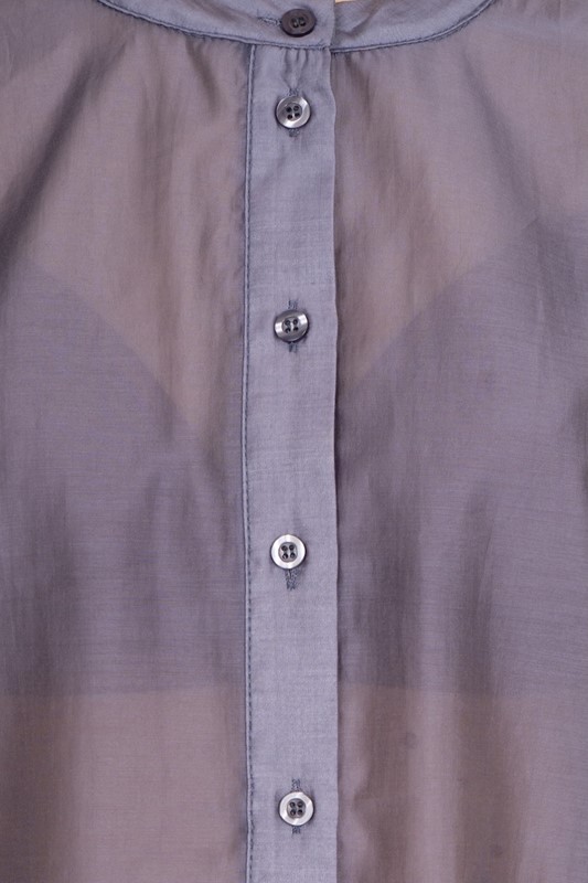 SISTE'S Camicia coreana con manica ampia trasparente