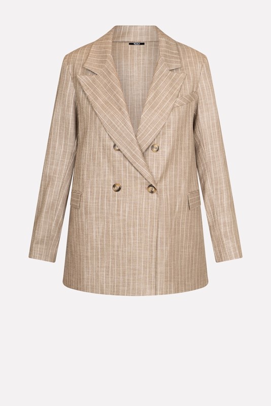 C2C119ABCDEC3F3BB933BA1F54B70E82_ SISTE'S Giacca doppiopetto over gessata