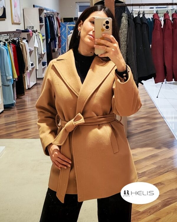SPAGO DONNA Cappotto midi con cintura