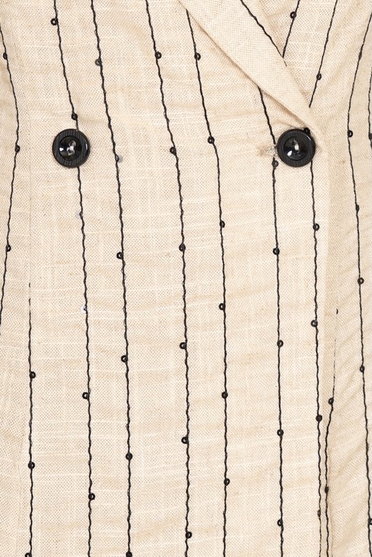 C640969264AC84198140C52A90D048D9_ SISTE'S Gilet doppiopetto con micro paillettes