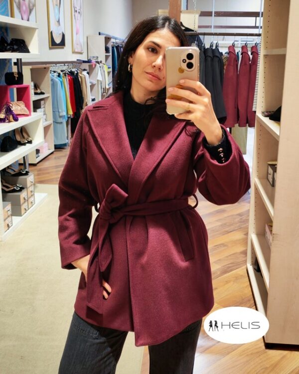 SPAGO DONNA Cappotto midi con cintura