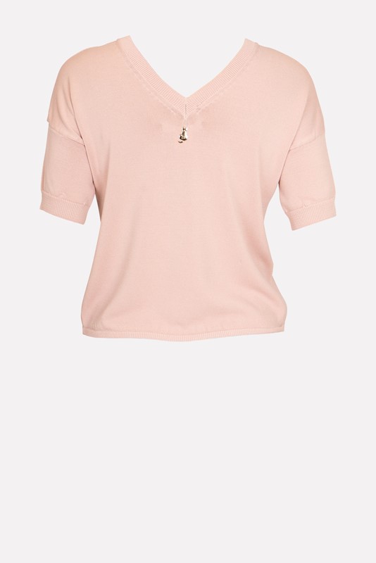 038D449E96ABF6DE05AC720D480813EA_ SISTE'S Maglia manica corta scollo v dietro