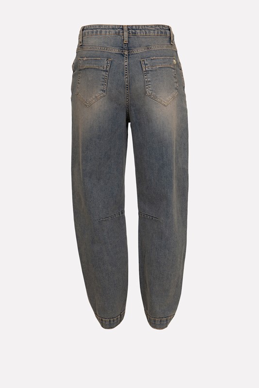 SISTE'S Jeans mod baloon con lavaggio al cioccolato