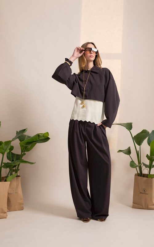 1F9AB82628EC30135A515140B87C713A_ PEPE ROSA Pantalone ampio con pinces