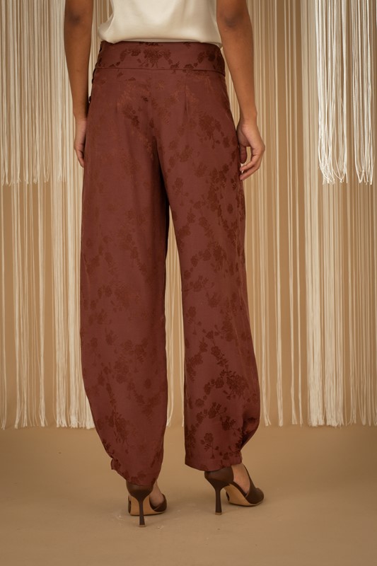 PHILIA LOFT Pantalone jacquard mod. baloon