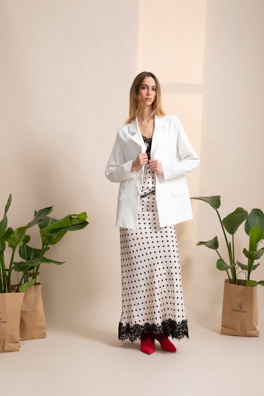 PEPE ROSA Blazer doppia chiusura