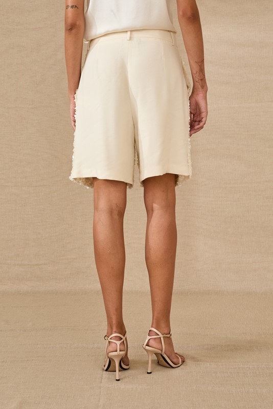 SOUVENIR Bermuda in paillettes