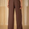 PHILIA LOFT Pantalone gamba dritta con coulisse
