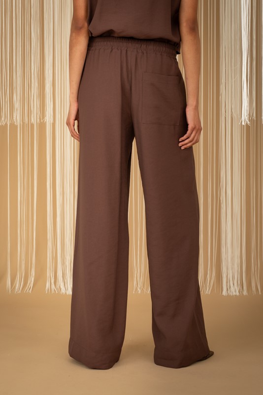 PHILIA LOFT Pantalone gamba dritta con coulisse