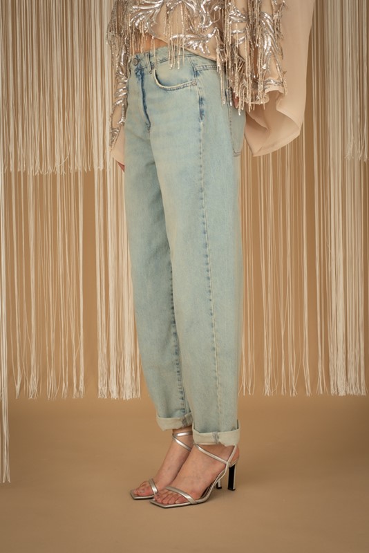 PHILIA LOFT Jeans morbido con risvolto