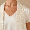 503B7258FF8D18847EC82B40E2BAA122_ SOUVENIR Gilet morbido in paillettes
