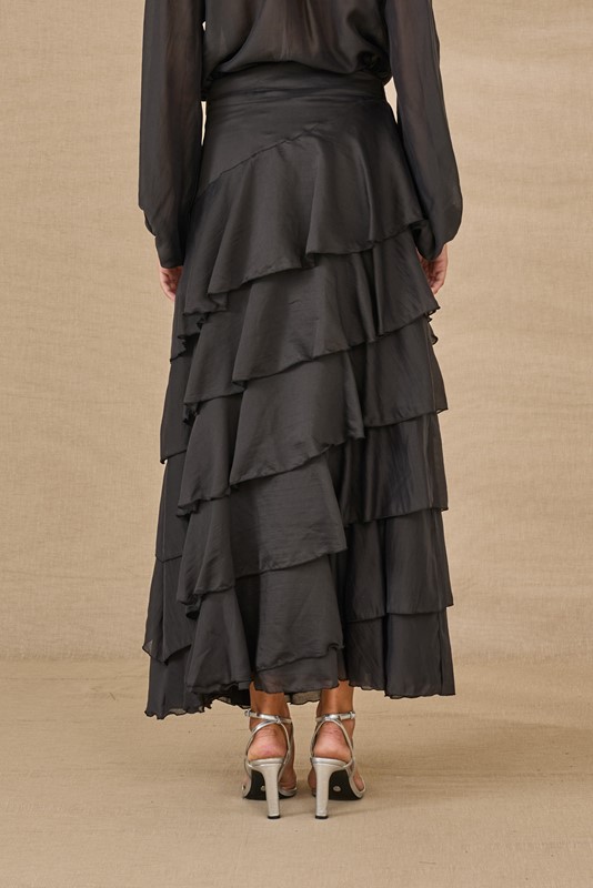 59EC811BB27C154510303F0B485DF0A2_ SOUVENIR Gonna lunga con ruches