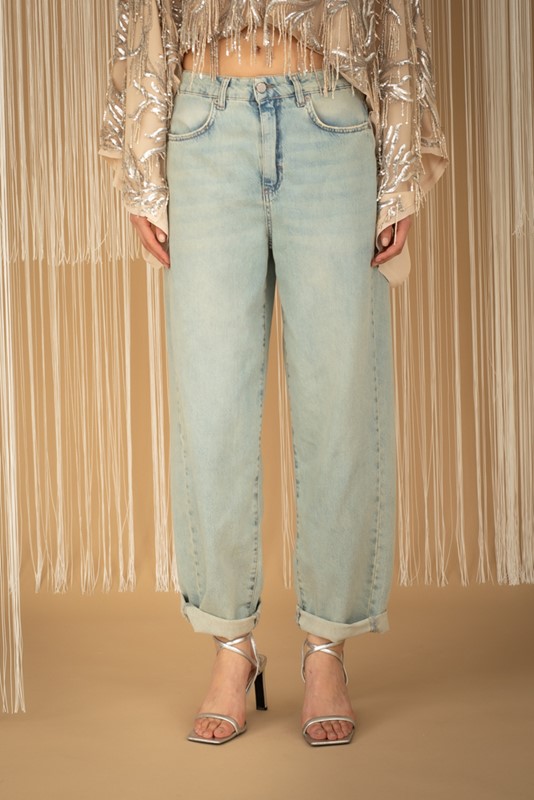 PHILIA LOFT Jeans morbido con risvolto