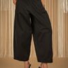 PHILIA LOFT Pantalone mod. baloon in cotone con elastico in vita