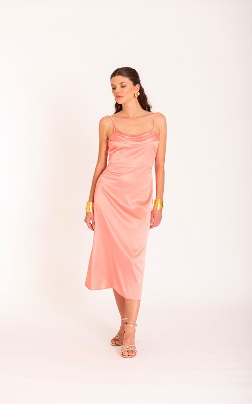 SISTE'S Abito midi scollo gronda