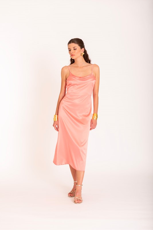 SISTE'S Abito midi scollo gronda