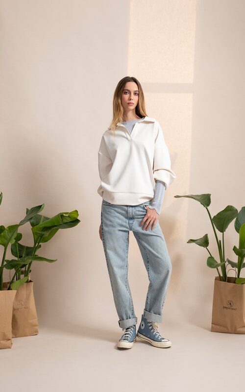 7772A9B5BC6BE33C8BE5CB99F3315E2D_ PEPE ROSA Felpa polo over