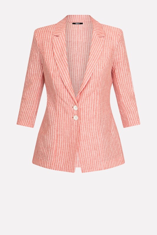 864C10913336DBC02CB62A303B6A3495_ SISTE'S Giacca monopetto manica 3-4 gessata