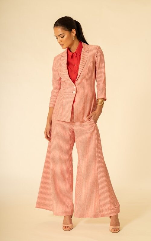 89EB60F49AADB801054228B82136A112_ SISTE'S Giacca monopetto manica 3-4 gessata