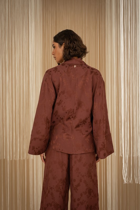 8D71BAEC643EC41F6ABD62236DF26C60_ PHILIA LOFT Kimono jacquard con chiusura laterale