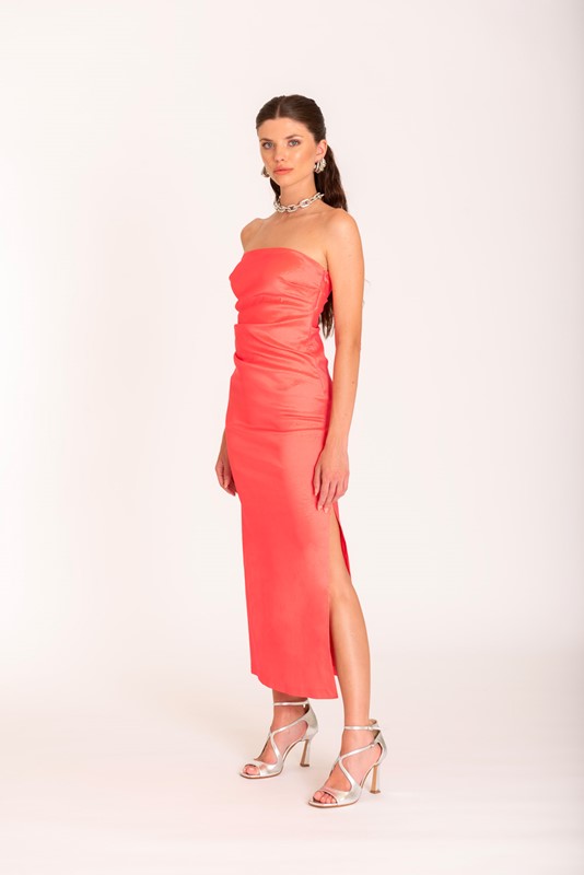 SISTE'S Abito lungo fascia con spacco