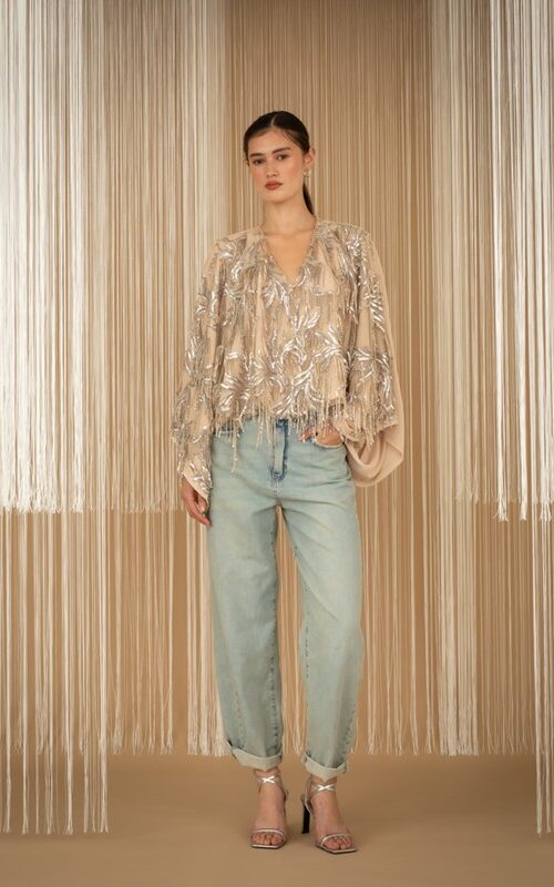 PHILIA LOFT Jeans morbido con risvolto