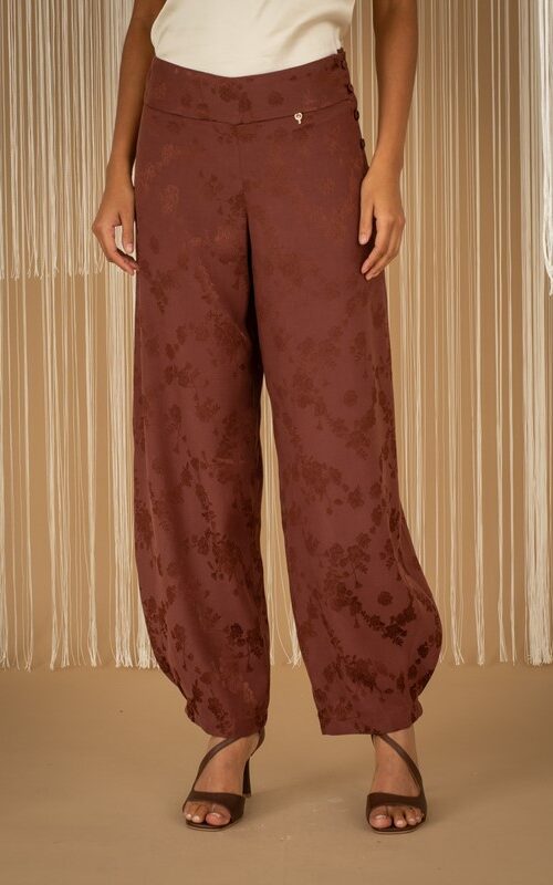 PHILIA LOFT Pantalone jacquard mod. baloon