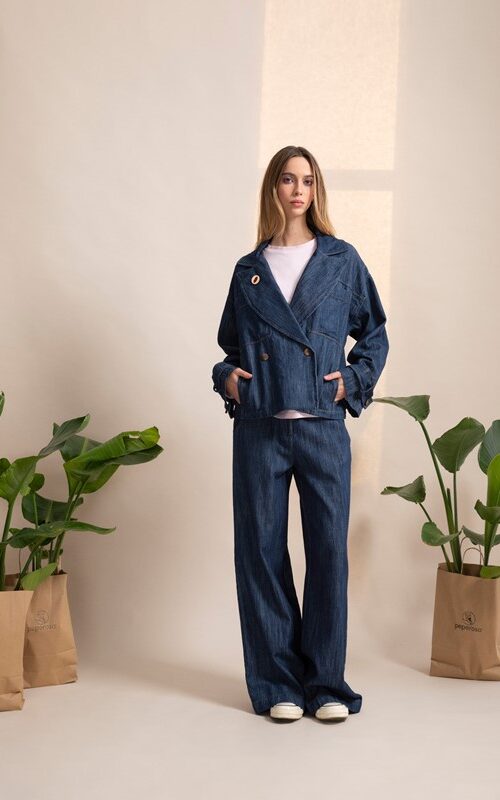 D115AA2658BFF38CA039FF78F847F9CB_ PEPE ROSA Jeans ampio con cintura