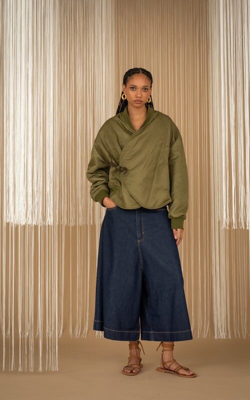 PHILIA LOFT Pantagonna in jeans cavallo basso