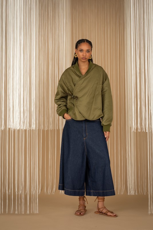 PHILIA LOFT Pantagonna in jeans cavallo basso