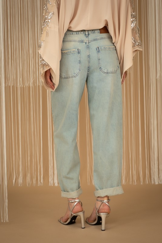 PHILIA LOFT Jeans morbido con risvolto