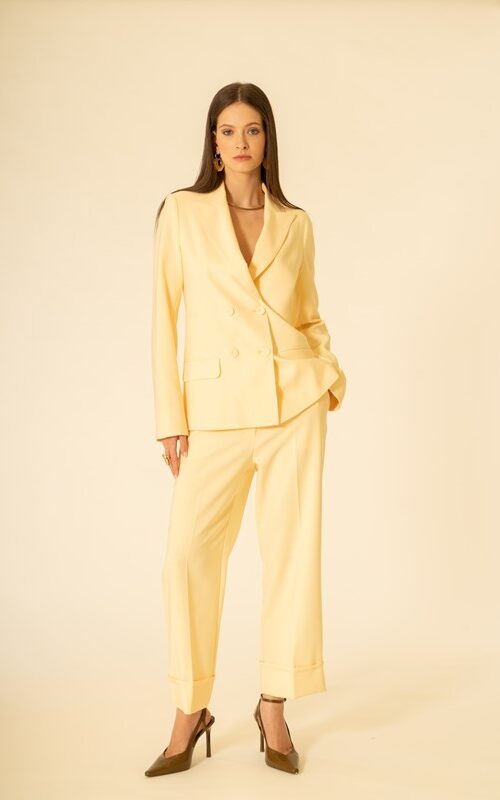 FFC92029FD6396CB74007F43175005A4_ SISTE'S Completo giacca doppiopetto pantalone con risvolto