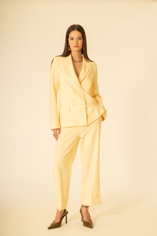 FFC92029FD6396CB74007F43175005A4_ SISTE'S Completo giacca doppiopetto pantalone con risvolto