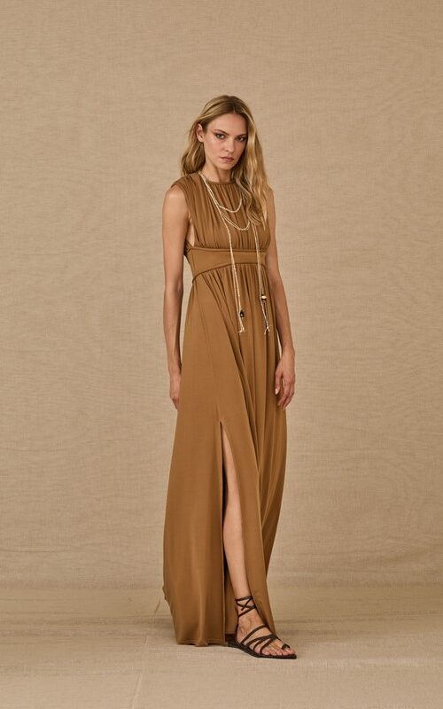 SOUVENIR Abito lungo con spacco