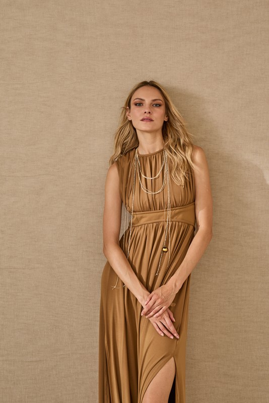 SOUVENIR Abito lungo con spacco