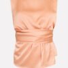 SISTE'S Top con cintura e filo strass