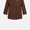 SISTE'S Blusa con perle manica 3/4