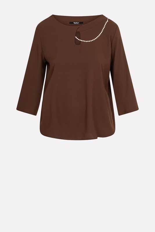 SISTE'S Blusa con perle manica 3/4