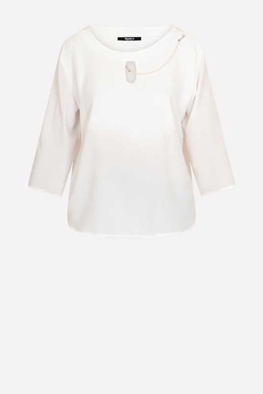 SISTE'S Blusa con perle manica 3/4